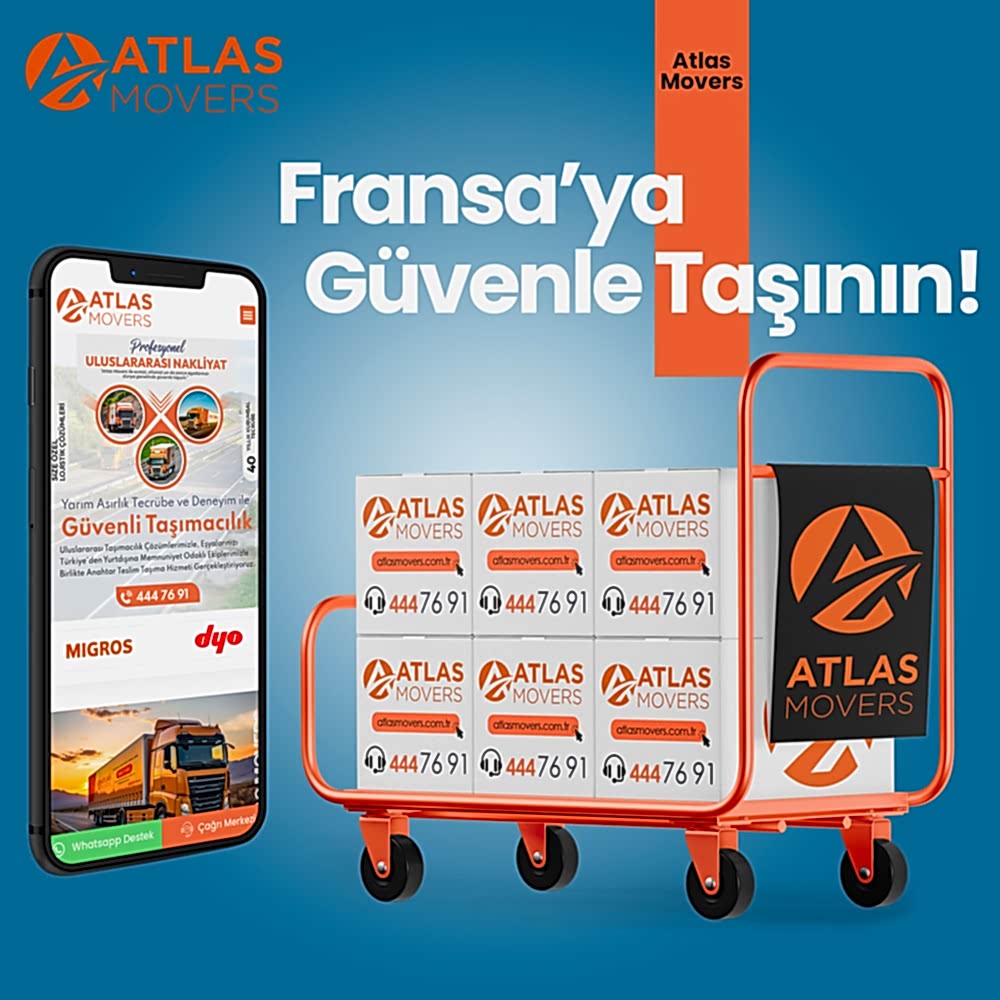 turkiyeden fransaya ev tasima